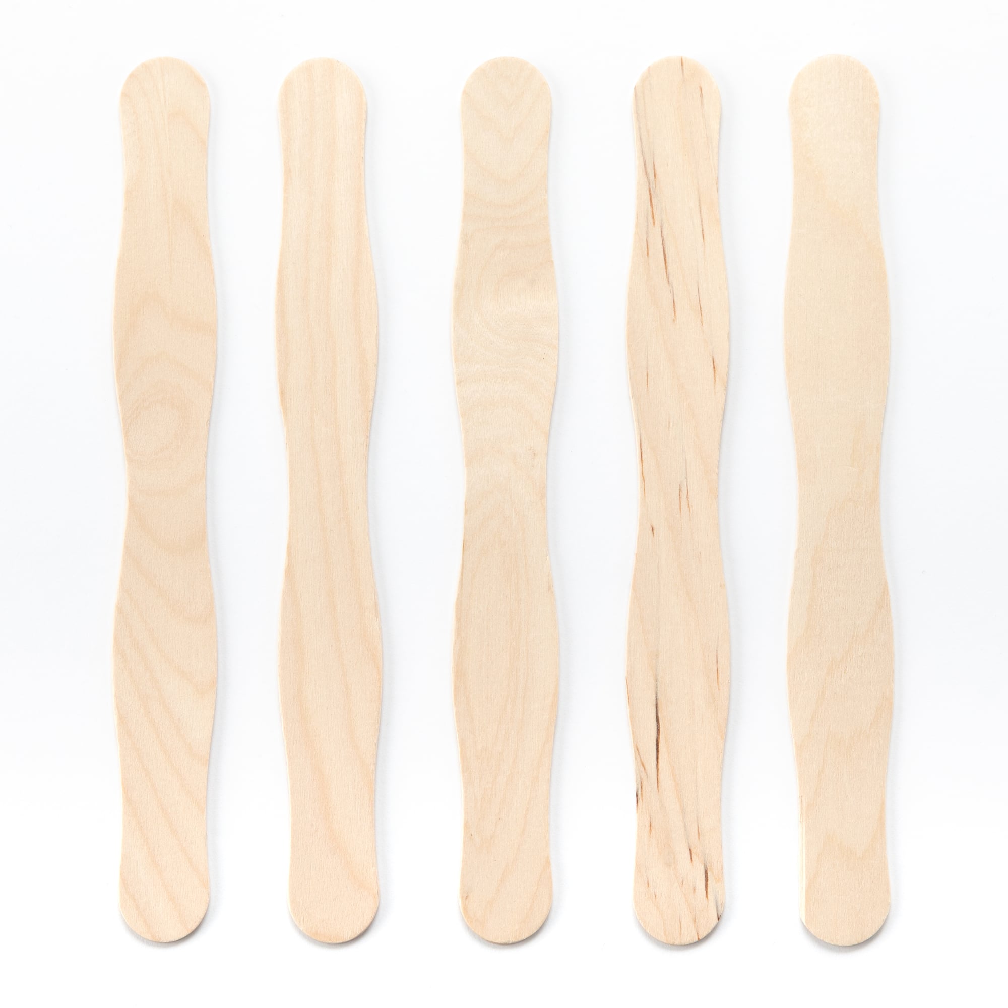 12 Packs: 30 ct. (360 total) Wavy Jumbo Wood Craft Sticks by Creatology®